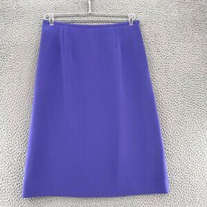 Le Suit Purple A-Line Skirt